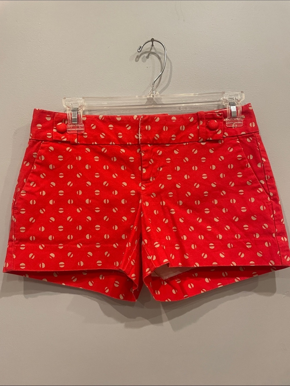 Reddish orange  Women's Cotton Shorts